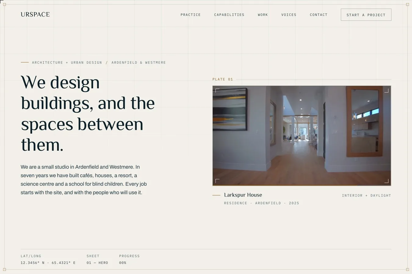 Architecture Studio Website