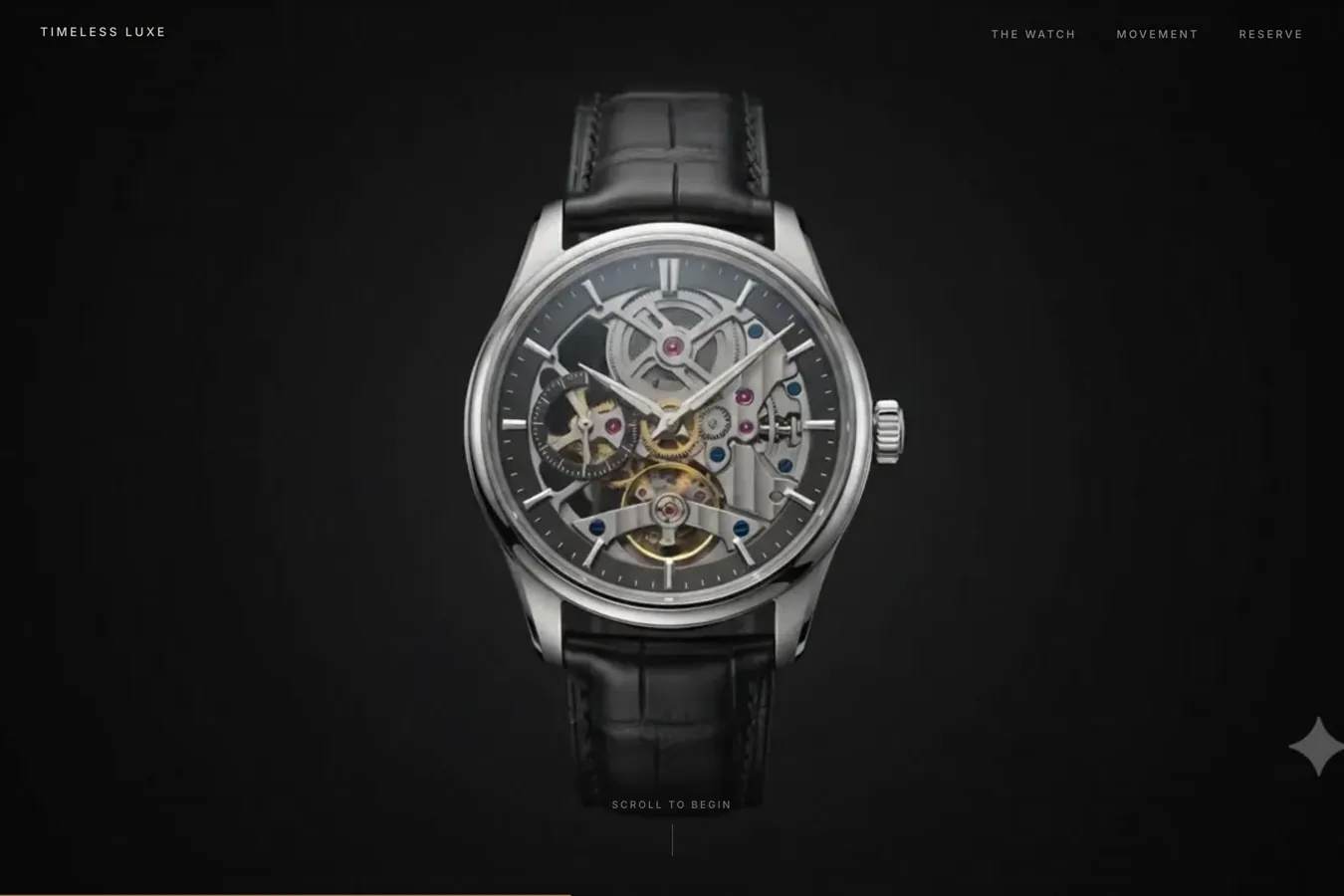 Luxe Time Watch Showcase Website