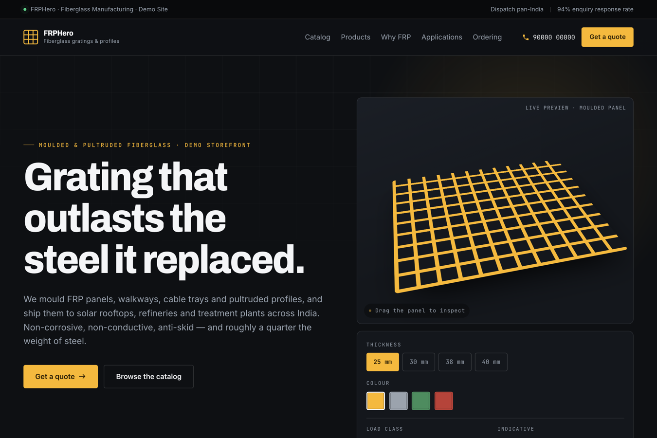 FRPHero Industrial Website