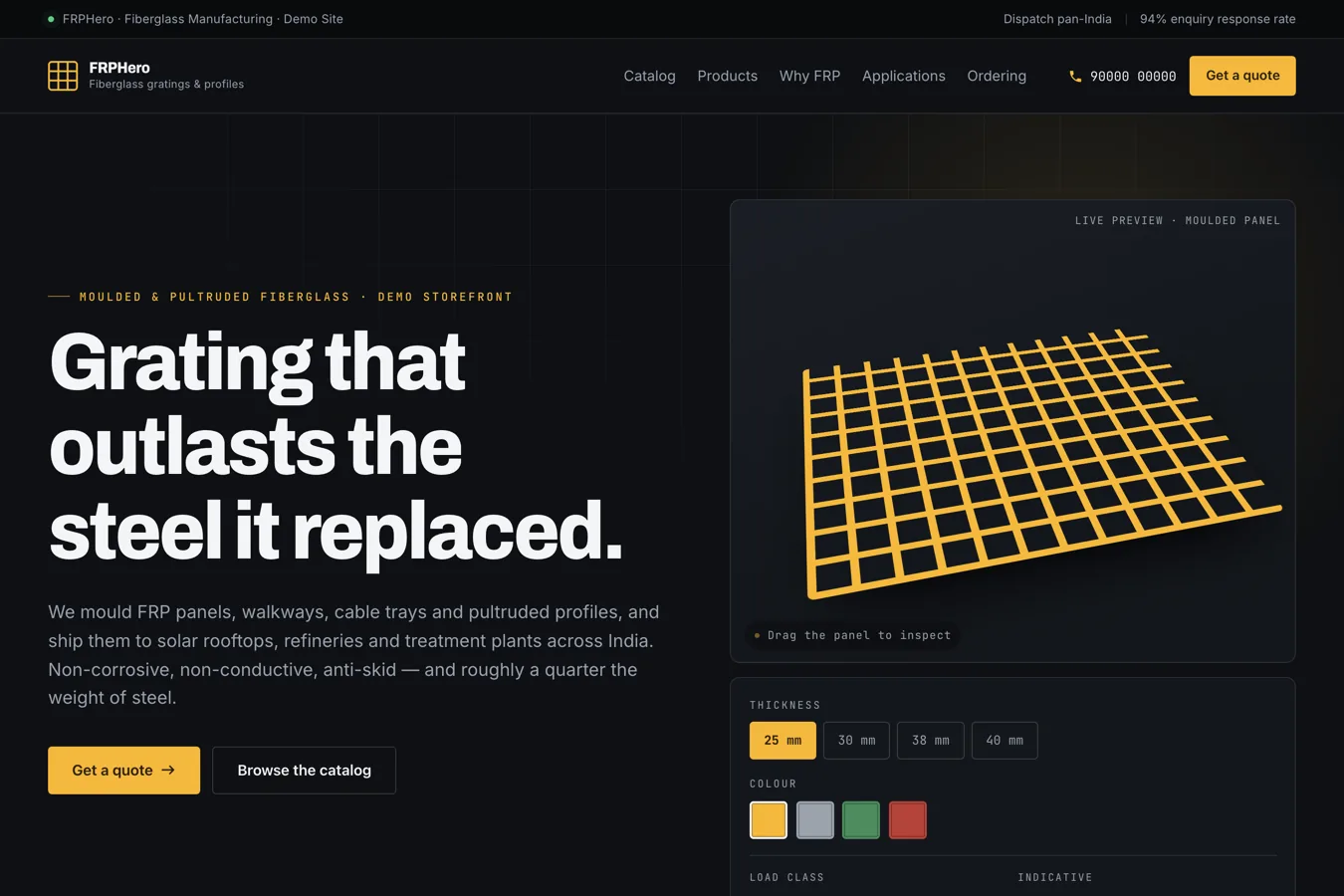 FRPHero Industrial Website