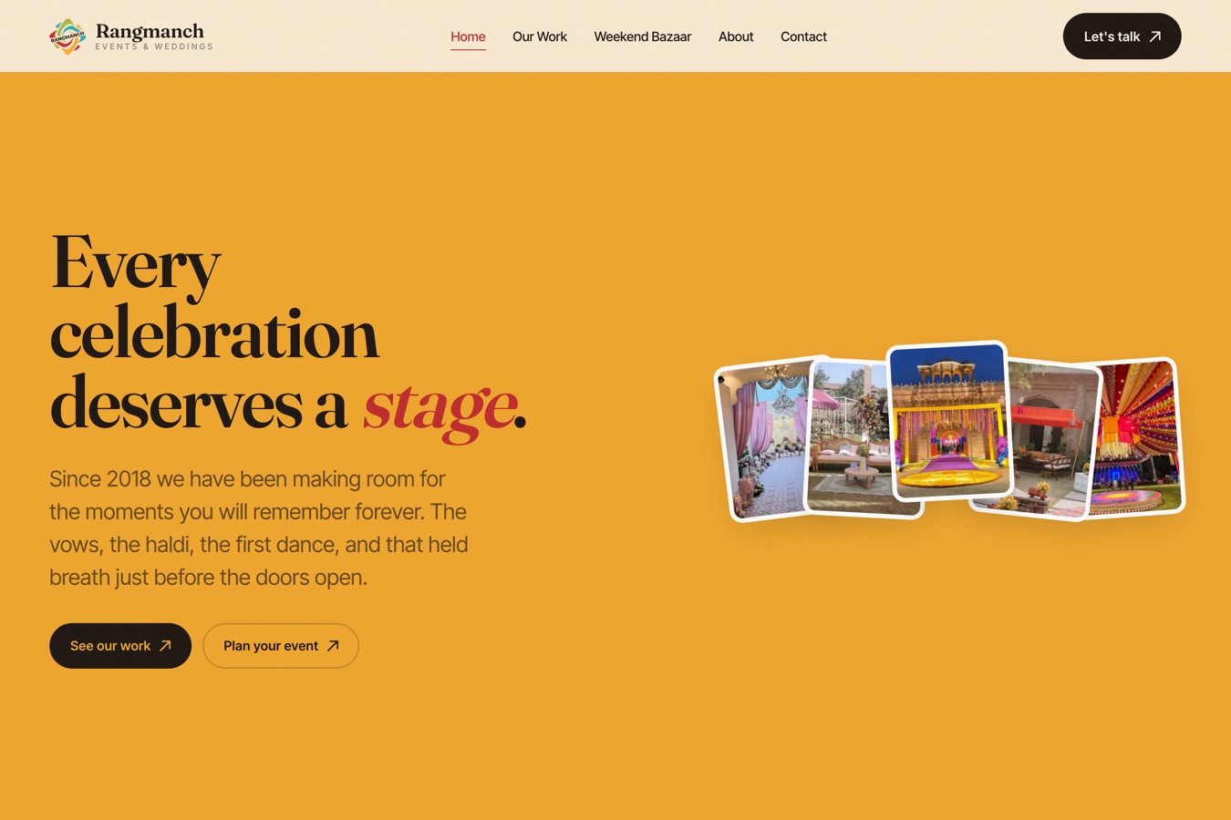 Event Management Website