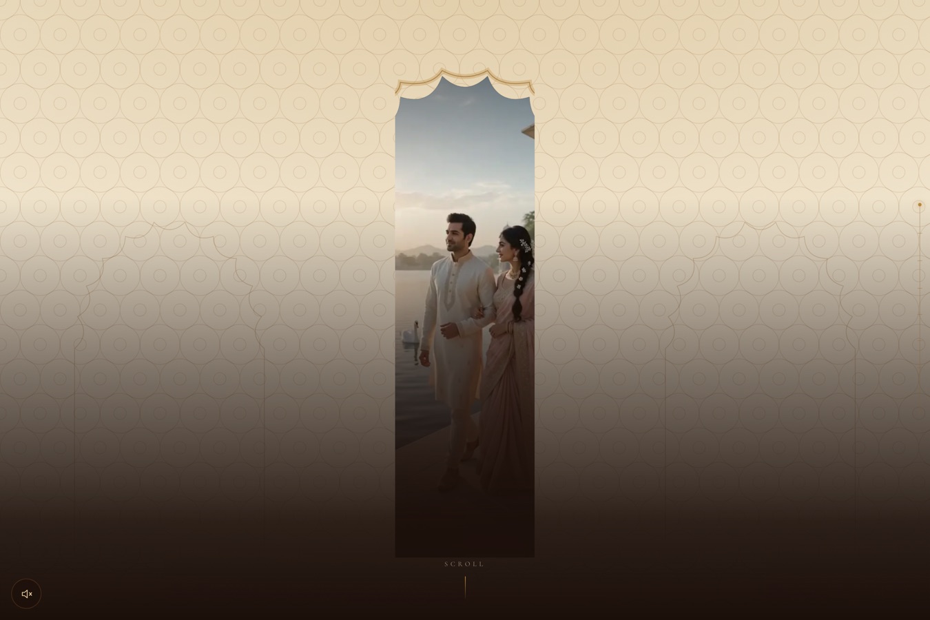 Custom Wedding Showcase Website